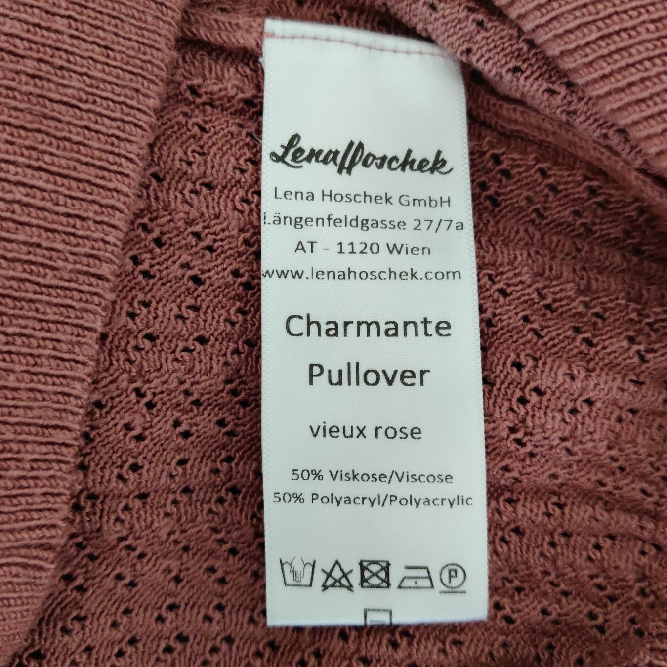 Lena Hoschek Maglioni & Felpe: LENA HOSCHEK Charmante Pulli Pullover Rosenholz Gr.M – Usato da Winterthur venduto da Lotusherz 6