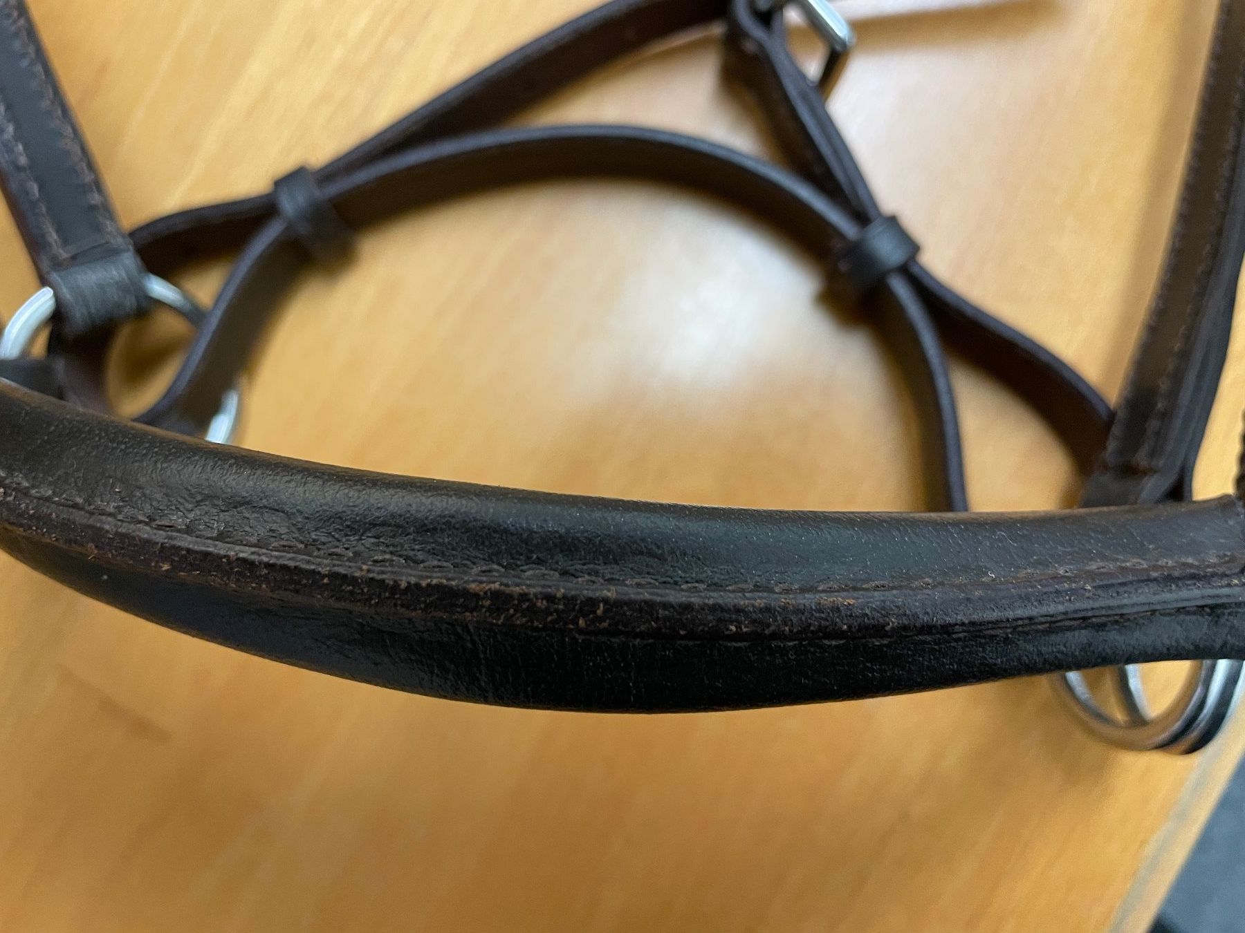 Briglie & Cavezze: feiner Kappzaum, COB, dunkelbraun – Usato da Grüt (Gossau ZH) venduto da ecirtaeb56 1