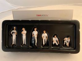 Figuren 1/43  PIT CREW  Classic White neutral