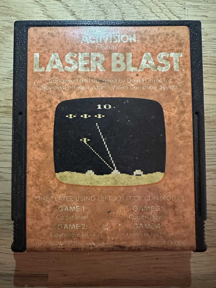 Atari Giochi: Laser Blast für Atari 2600 – Usato da Kestenholz venduto da Matti_10