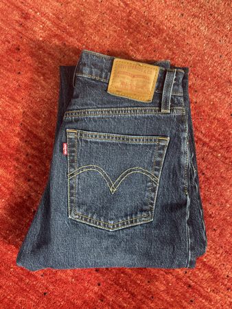 Levi's Jeans 501 Crop Damen dunkelblau Grösse W25 L30