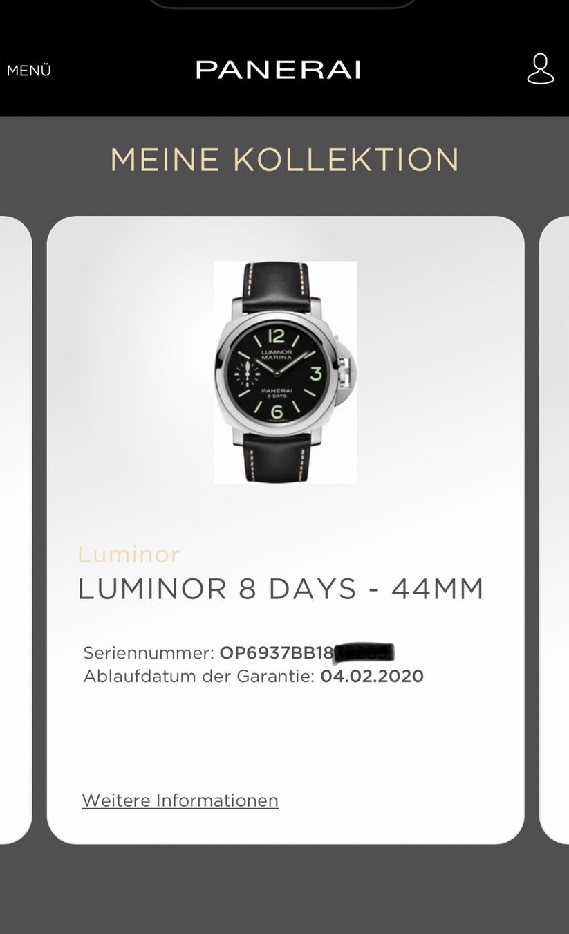 Panerai Uhren: PANERAI Luminor Marina 8 Days PAM00510 – Gebraucht aus Birsfelden von Mynos 2