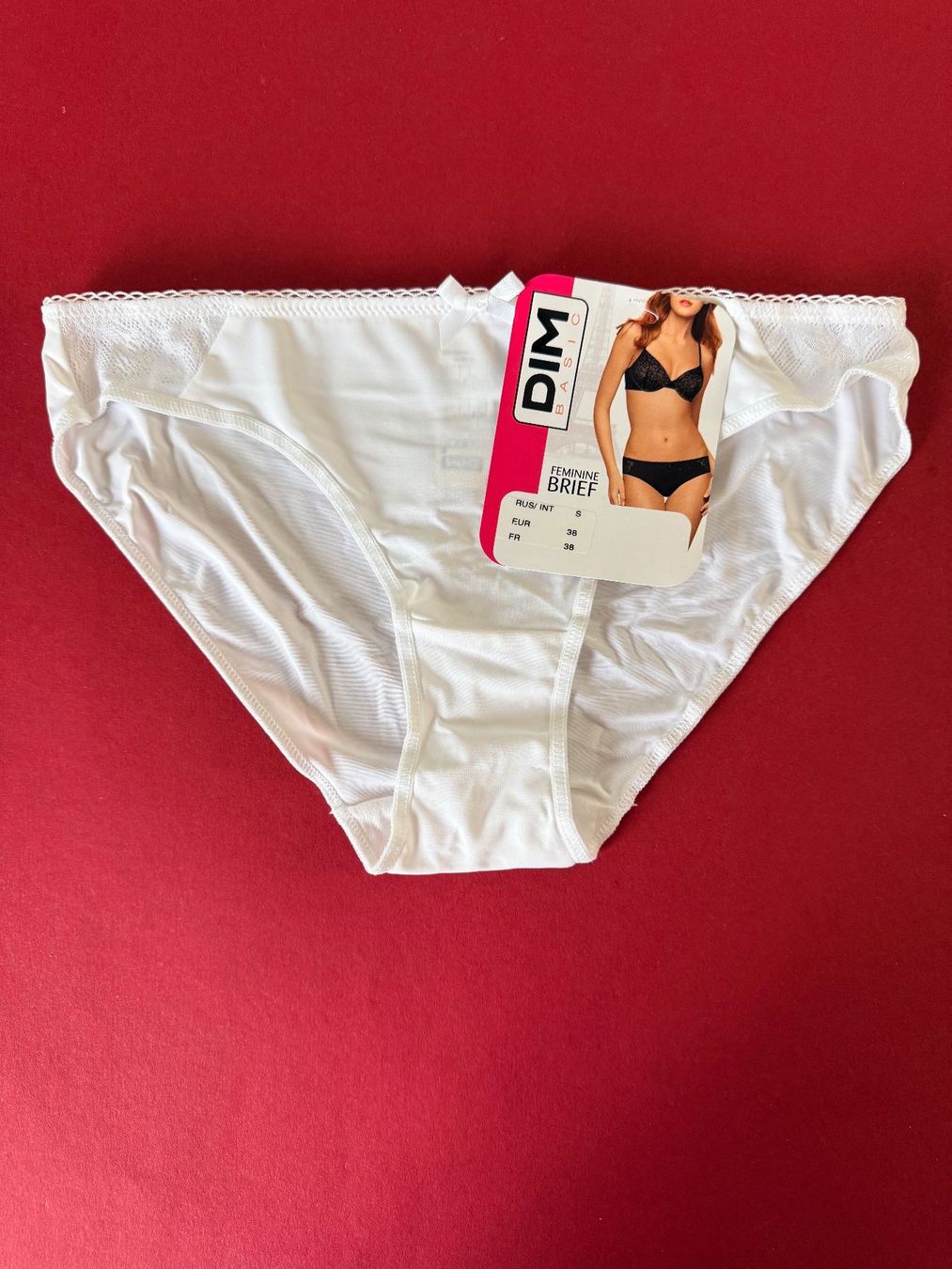 Dim Altra biancheria intima: DIM Basic, Slips FEMININE, Grösse 38, 2 Stück in Weiss – Nuovo e nell'imballaggio originale da Rudolfstetten venduto da gst_g7xl 3