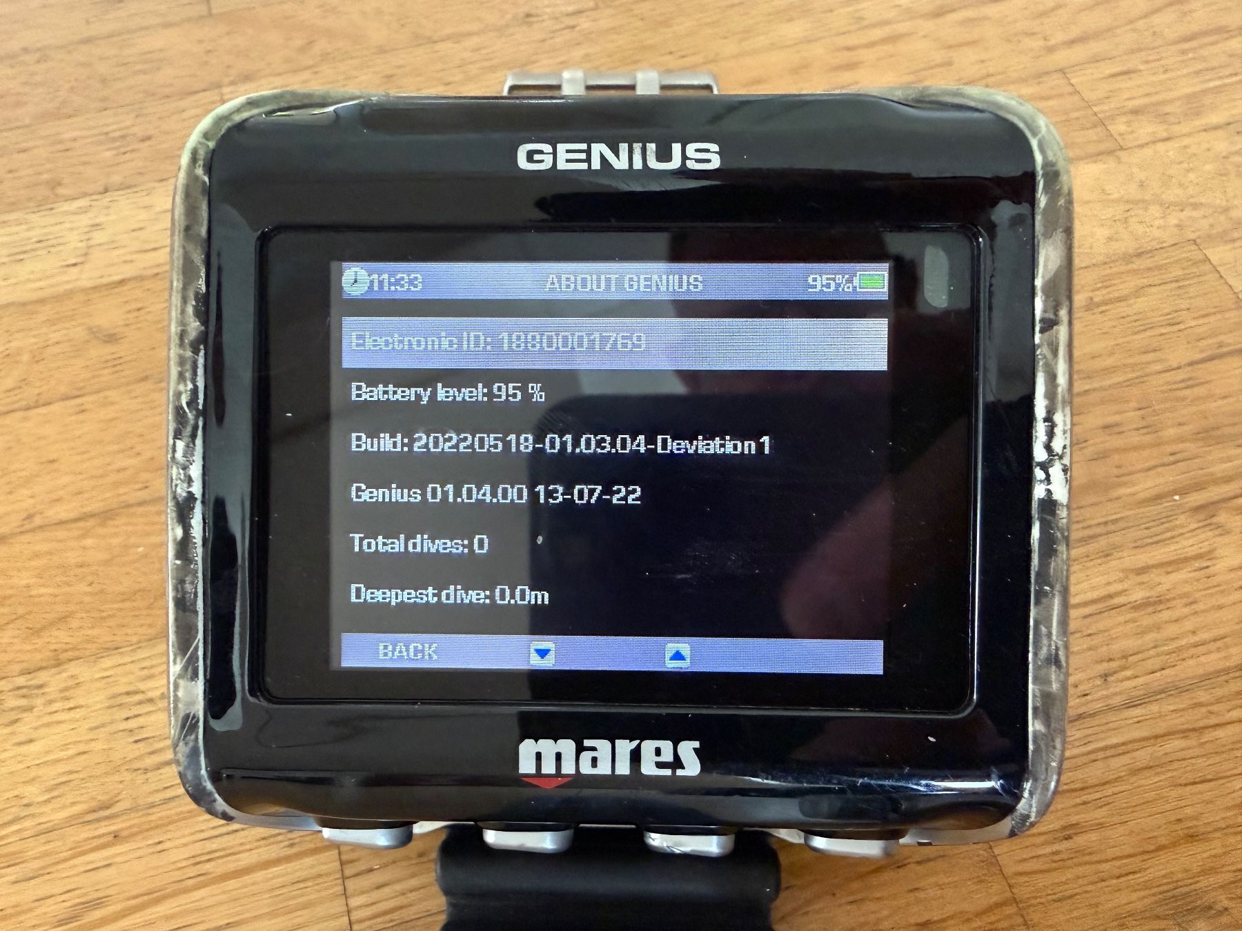 Mares Orologi: Mares Genius Tauchcomputer mit Farbdisplay und Sender – Difettoso da Luzern venduto da dfu6006 1