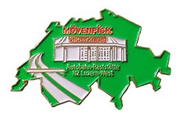 U245 - Pin Schweiz Autobahn Raststätte Luzern West Mövenpick