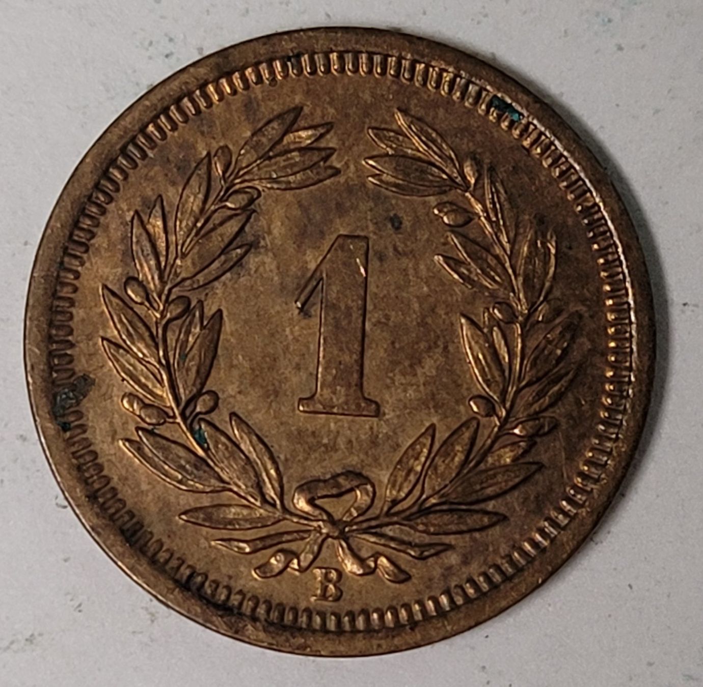 Alle Münzen: 1 RAPPEN / SCHWEIZ 1919 – Gebraucht aus Mumpf von antonio_schweiz_961 1