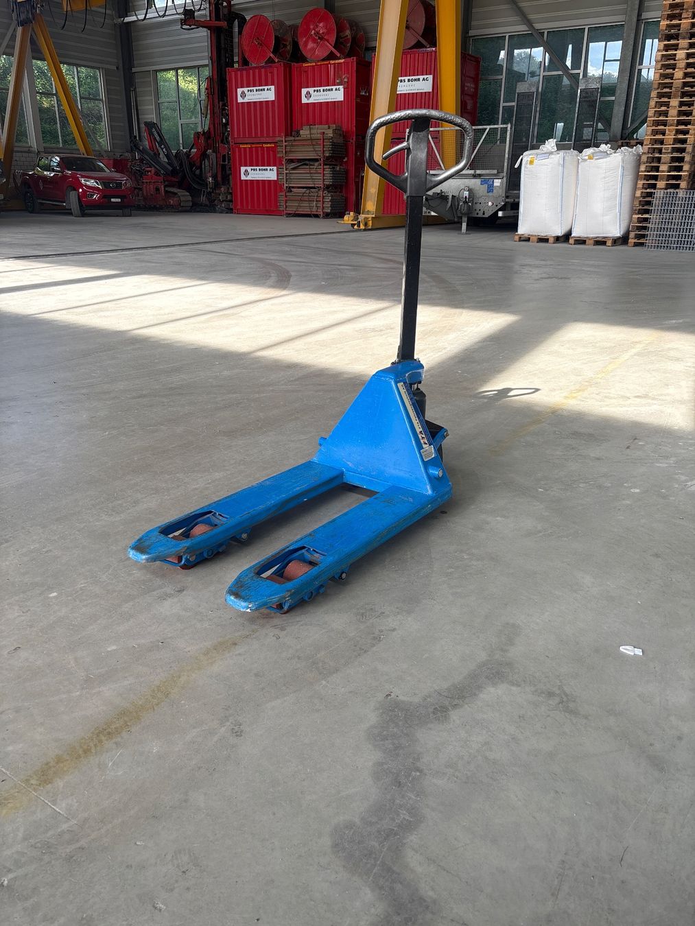 Produktbild von Hubwagenrolle – Ø82 Mm, Breite 60 Mm, PU-Lauffläche, 92-95 Shore A, Tragkraft 450 Kg, Für Industrie