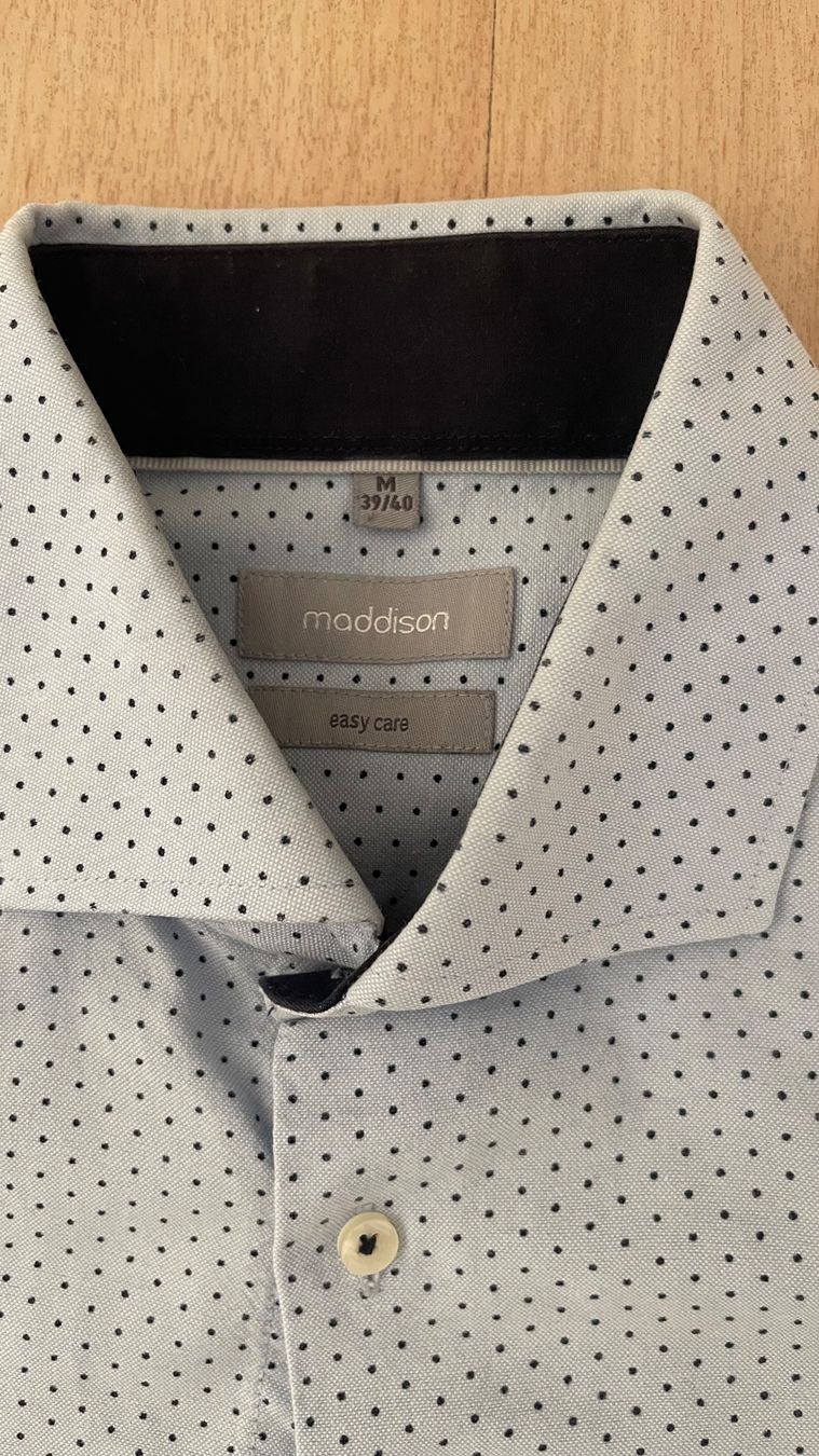 Maddison Camicie: Hemd, Gr. M (39/40), hellblau – Usato da Wetzikon ZH venduto da Schrungus 1