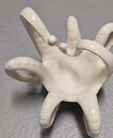 Oktopus Keramik dekoratives Objekt Keramik weiß wie neu