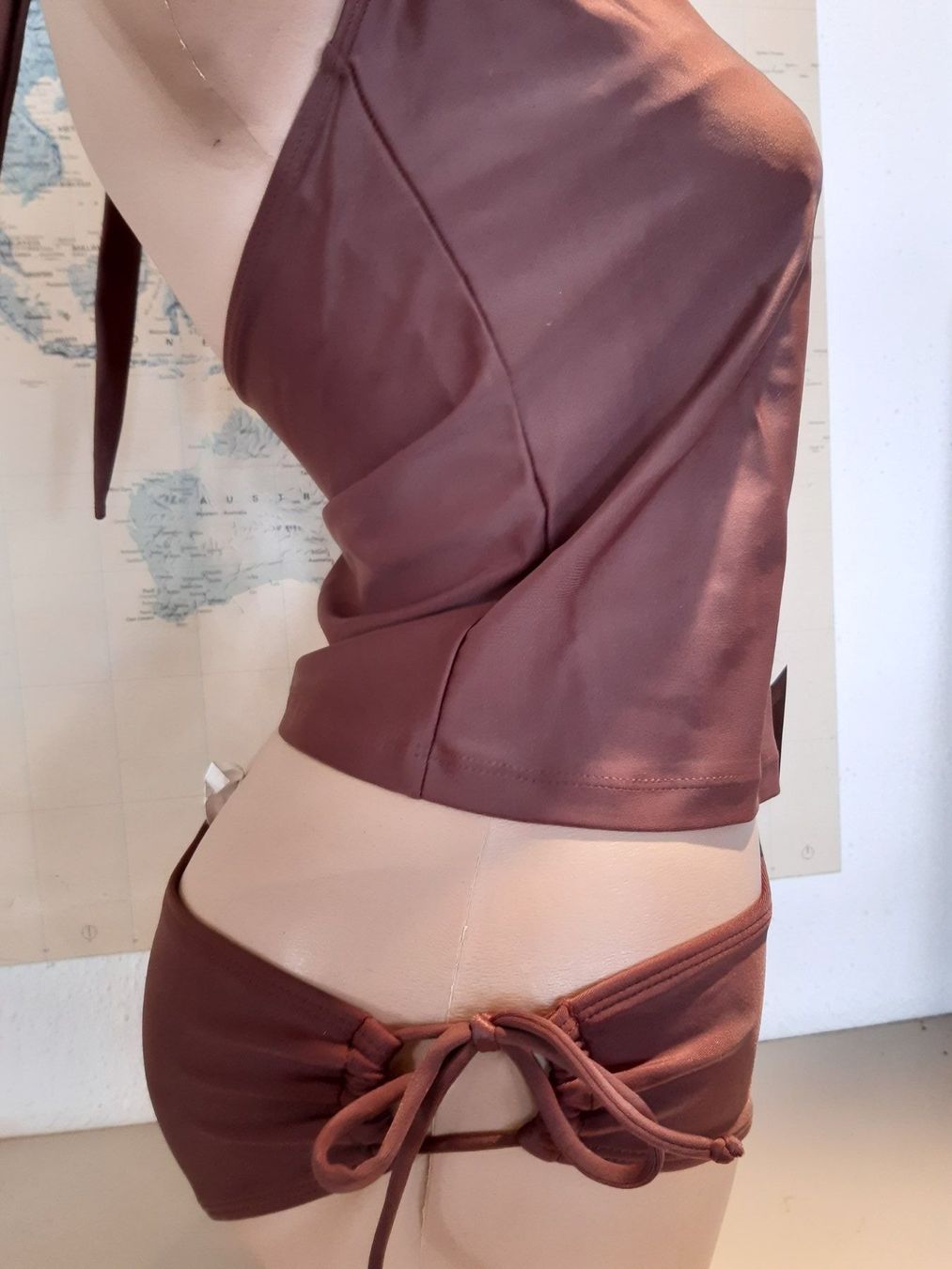 Costumi da bagno & Bikini: rehbraunes Badekleid -Lycra- M – Nuovo e nell'imballaggio originale da Ibach venduto da fantasyfashion 1