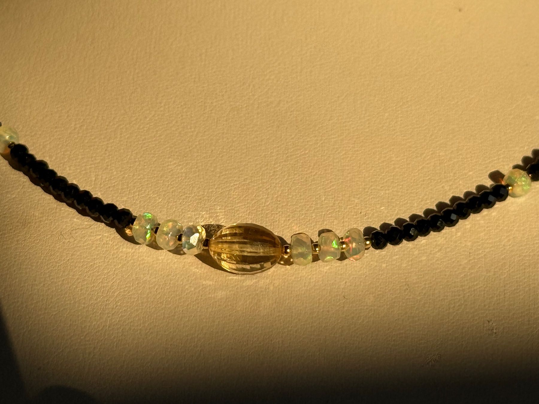 Catenine: Wunderschöne Opal, Spinell, Citrin Collier NEU NEU – Nuovo e nell'imballaggio originale da Basel venduto da Chili007 3