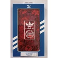 ADIDAS - IPhone 7/8 Booklet Stoff Etui - Rot / Schwarz