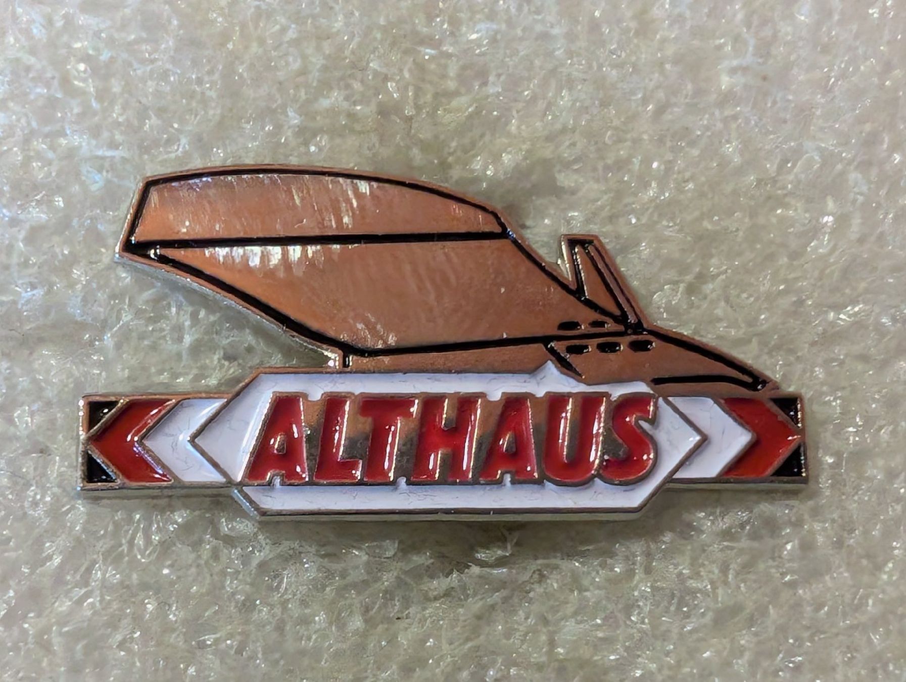 Placchette & Badge: Ansteckpin 186: Althaus – Usato da Oppligen venduto da Pin-Fall-Shop