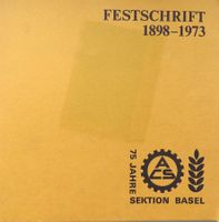Alte ACS Festschrift 75 Jahre Sektion Basel