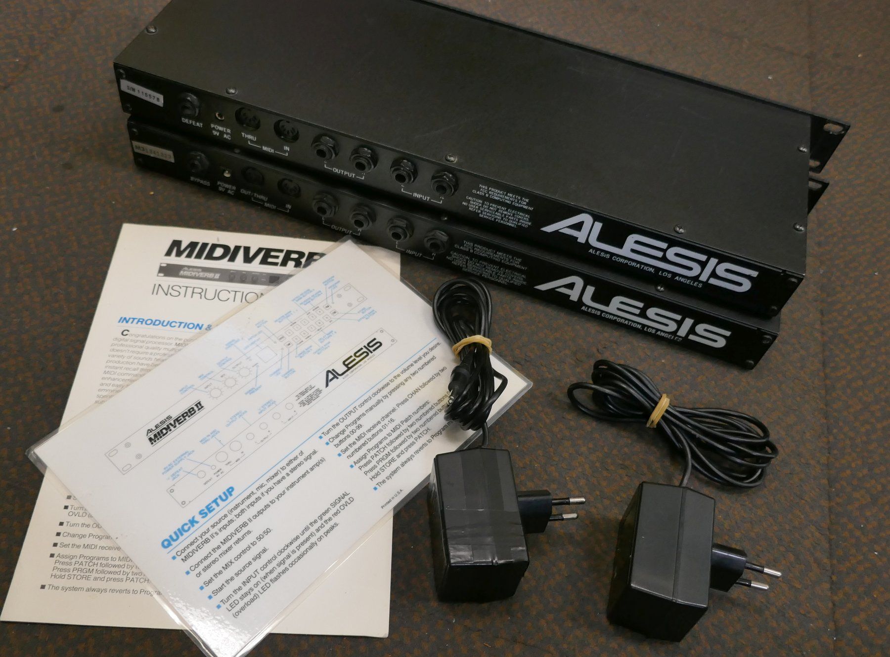 Alesis Instruments de musique: Alesis Midiverb 2 & 3 Effektgeräte – D'occasion à Wenslingen par FairlightCMI 5