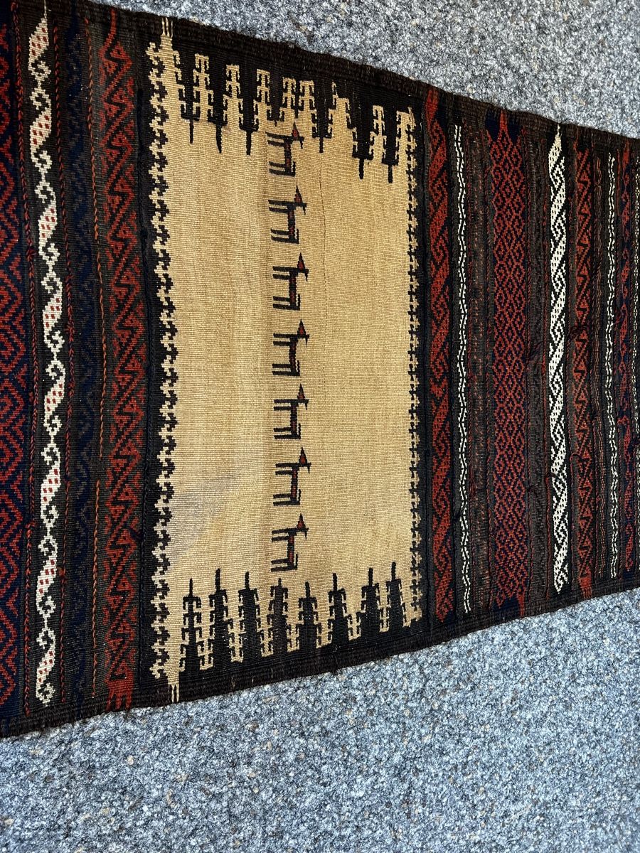 Kelim Tappeti: SOFREH  Afshar Antik Afghan 123 x 65 cm – Usato da Rothrist venduto da Gleitig 3