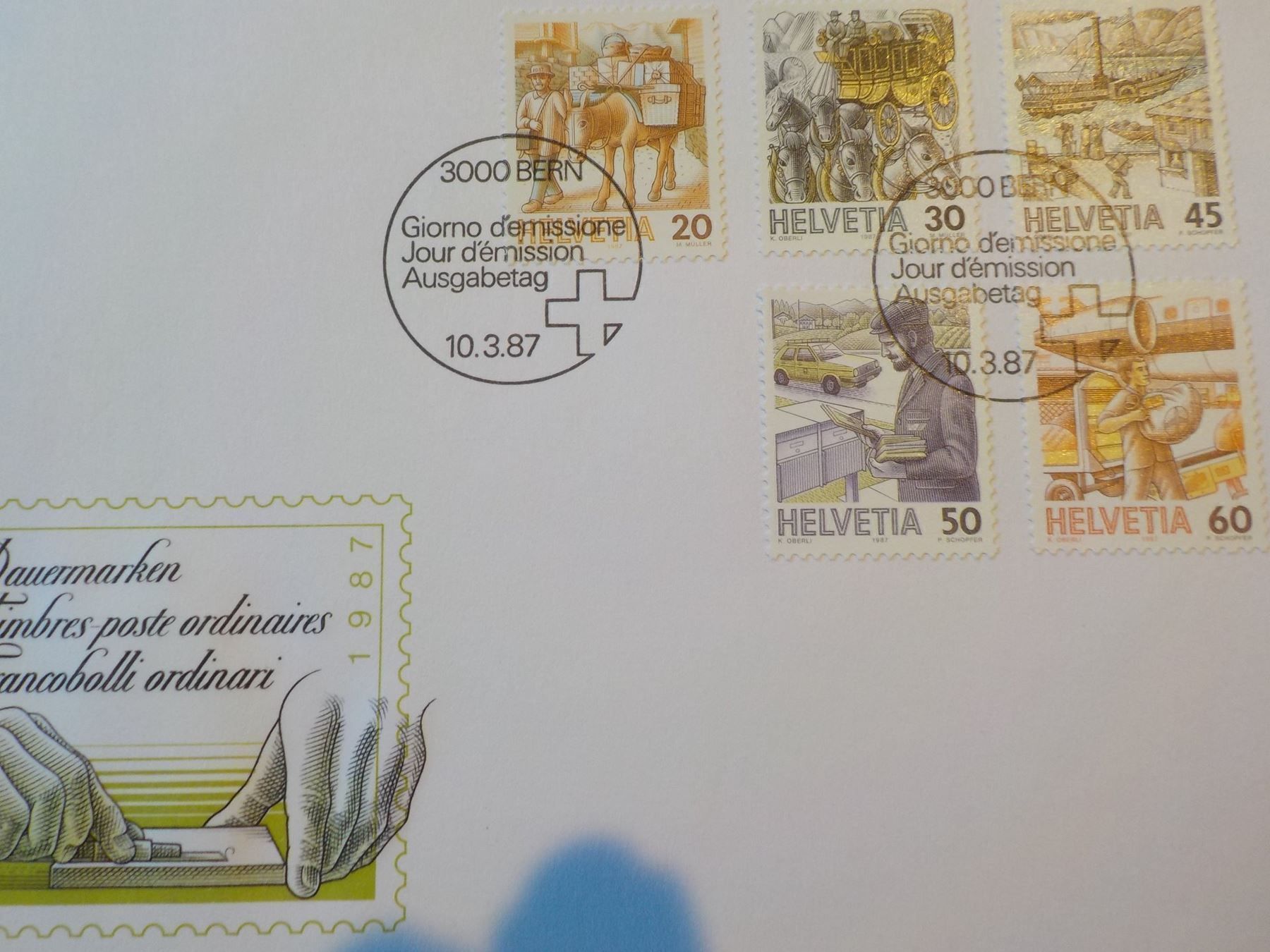 Tutti i francobolli: 1987, FDC, Teiils. Postbef., Serie – Nuovo (secondo la descrizione) da Muri b. Bern venduto da Ricardoverkauf
