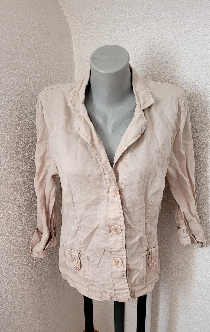 Giacche: Sommer Jacke Gr. 42 aus 100% Leinen – Usato da Füllinsdorf venduto da Sunnebliemli7 1