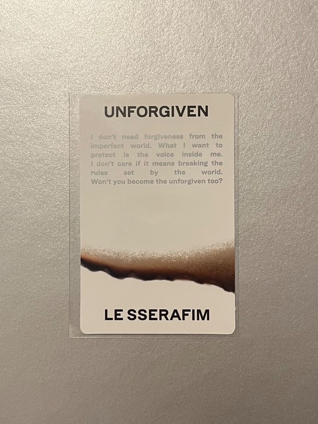 Carte collezionabili: PC Photocard LE SSERAFIM Eunchae Unforgiven Dewy Sage ver – Usato da Zürich venduto da eloises_lens 1