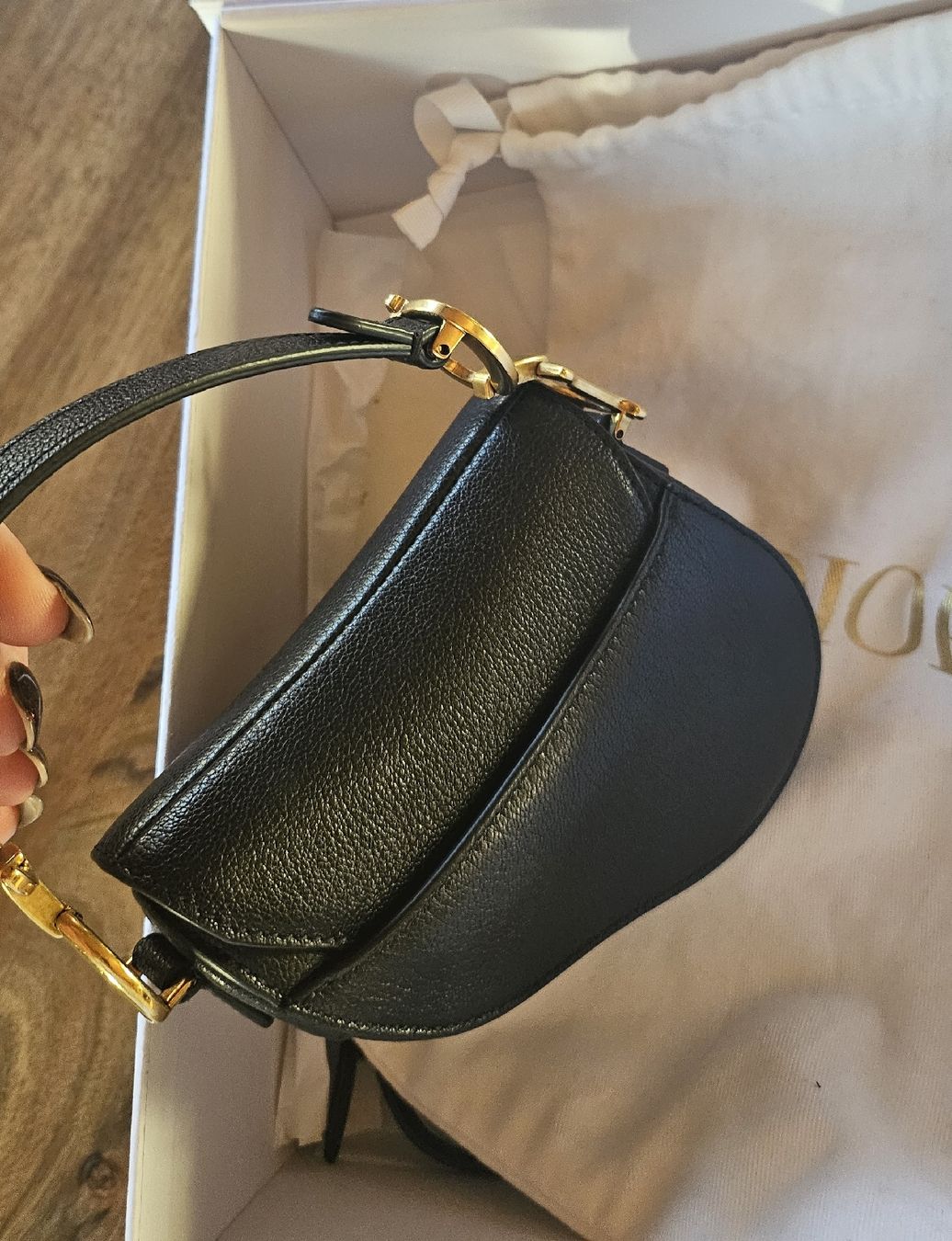 Dior Borse: Micro Dior Saddle Bag Black New – Nuovo (secondo la descrizione) da Walde AG venduto da Annviolaina30 1