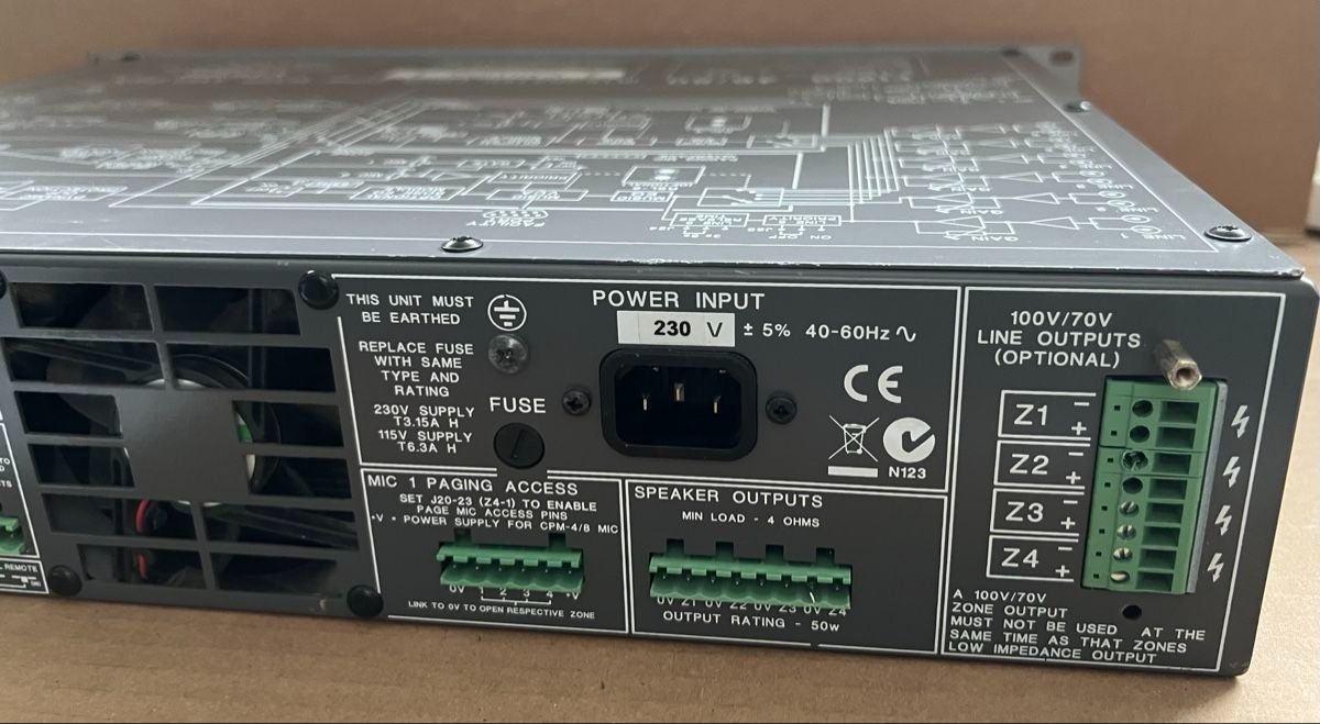 Amplificatori: CLOUD 46-50 4-Zonen-integrierter Mischverstärker – Usato da Basel venduto da Upps_23 5