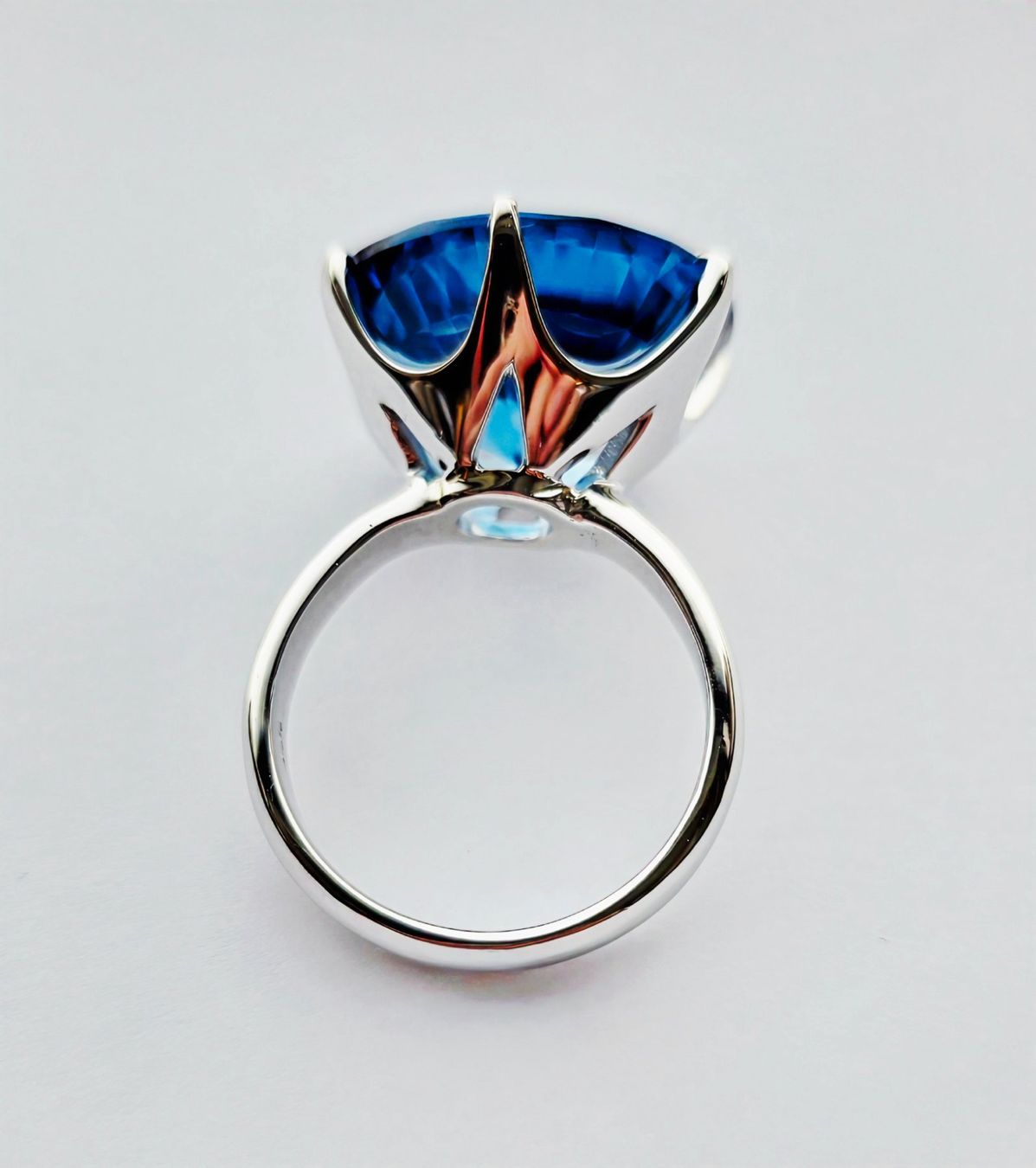 Ringe: Blau Topas Solitaire Fingerring – Neu (gemäss Beschreibung) aus Zürich von Benedikt21 5