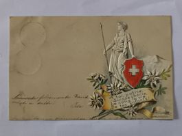 Cartolina antica Svizzera, viaggiata