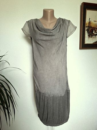 Jolie Robe Fluide STREET ONE – Gris Minéral – Taille 38