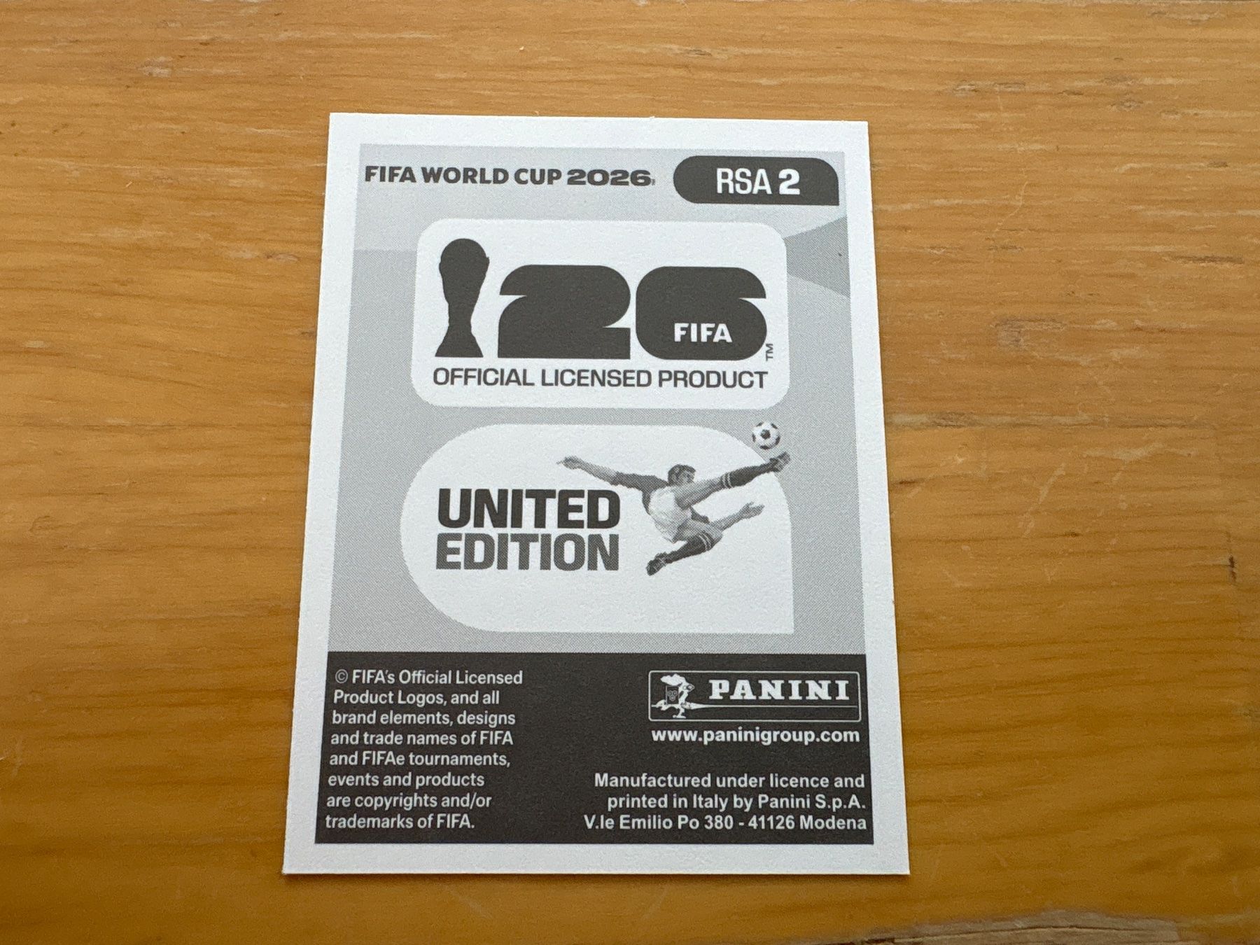 Panini Carte collezionabili: Panini 2026 RSA 2 – Nuovo (secondo la descrizione) da Elsau venduto da Cerry81 1