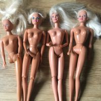 4 Vintage Barbie Puppen, Mattel, Sammlerstücke, Rarität