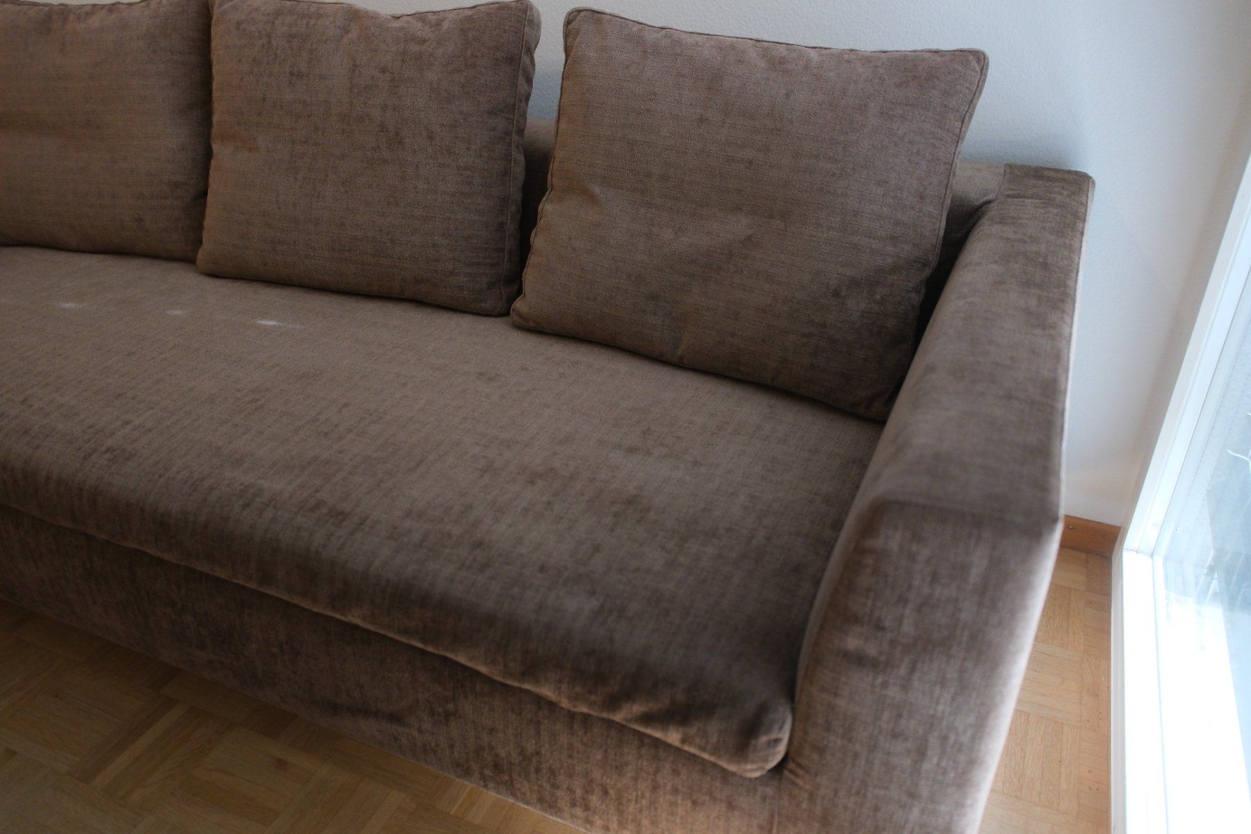Sofas: Designer Schlafsofa / Bettsofa mit grossem Hocker – Neu (gemäss Beschreibung) aus Weinfelden von PoJeje 4