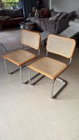 Freischwinger mit Wiener Geflecht im Thonet-Stil