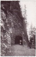 Weissenburg-Berg, Bergstrasse, Tunnel, gelaufen 1966