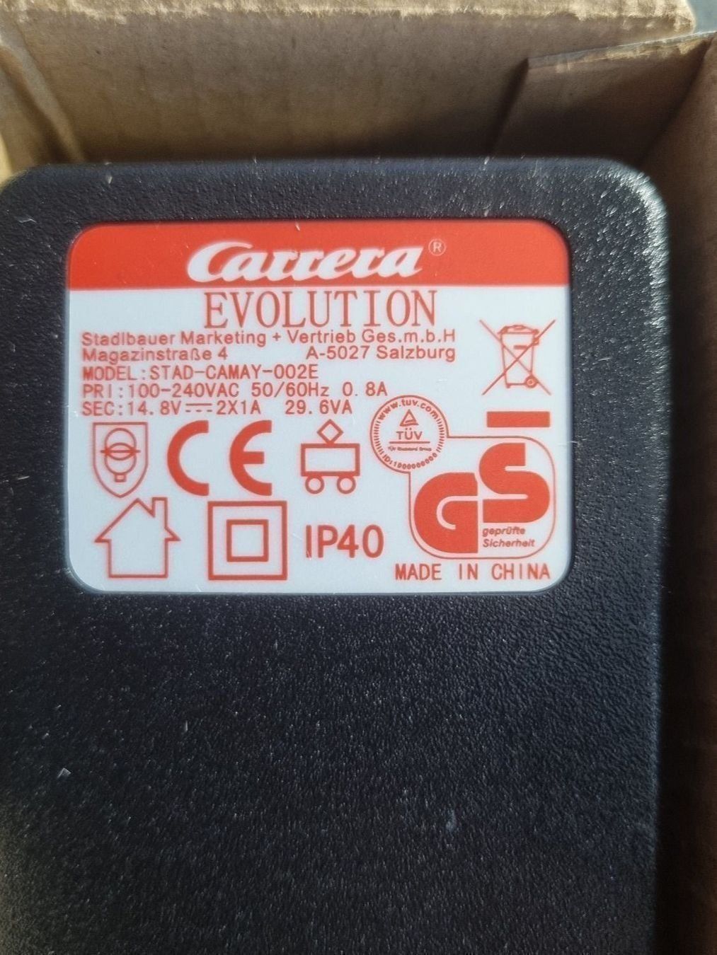 Carrera Piste: Carrera Trafo Evolution – Nuovo e nell'imballaggio originale da Ennetbürgen venduto da Perlen01