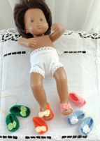 Fürs Sasha Baby: 4 Paar offene Schühli