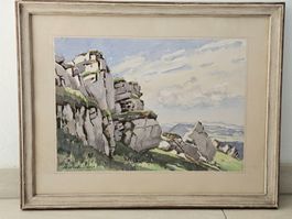 Maurice Gerber  Villeret Berne Rochers du Chasseral St-Imier