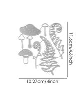 Neues Stanzschablonen-Set Farne, Pilze