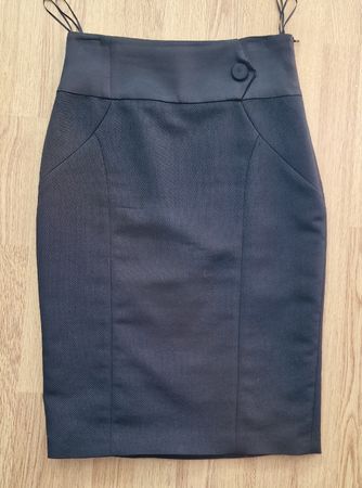ESCADA Rock dunkelblau Grösse 36 gebraucht