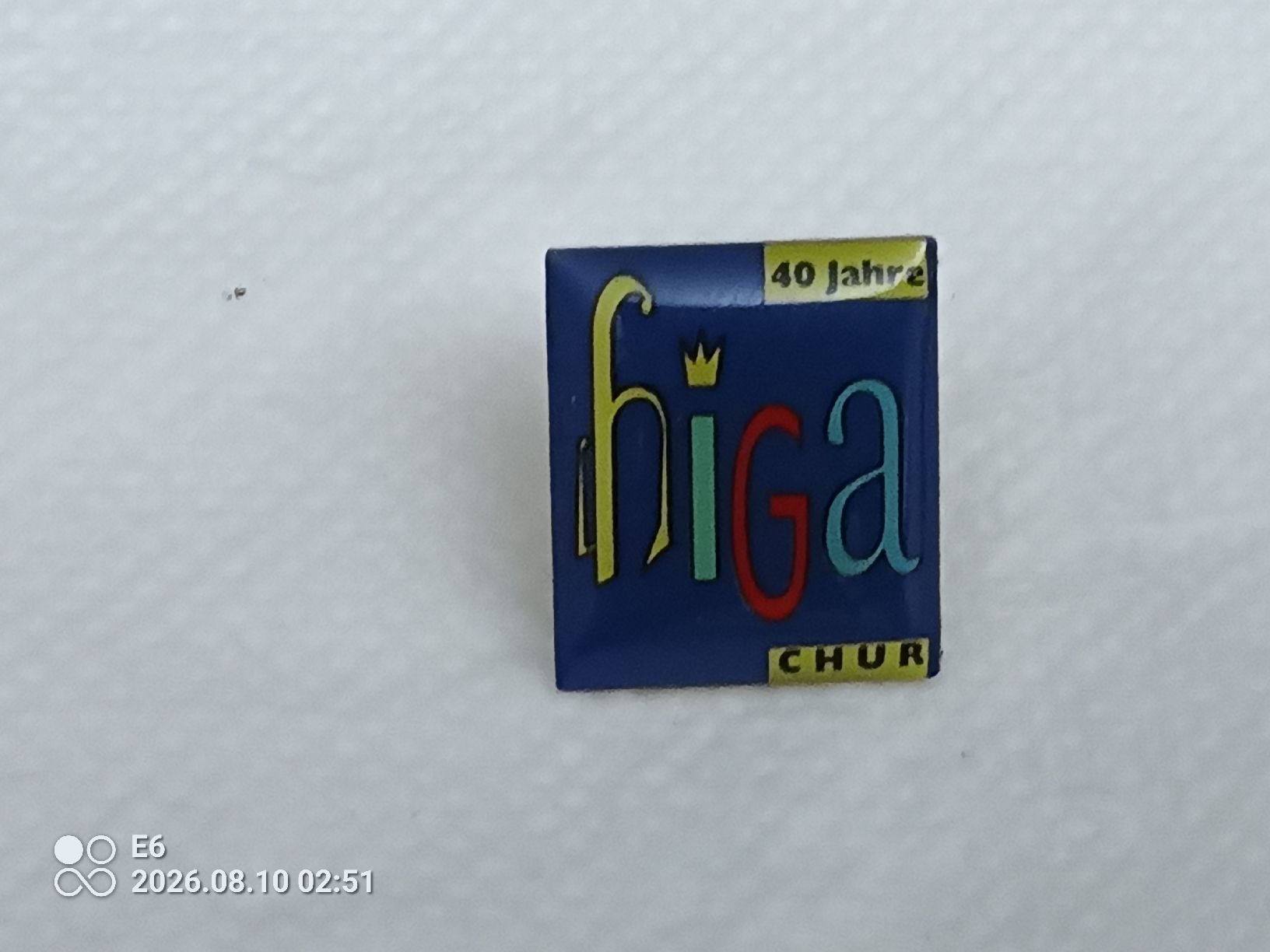 Placchette & Badge: Pin Higa Chur – Nuovo e nell'imballaggio originale da Zürich venduto da Mitzi6