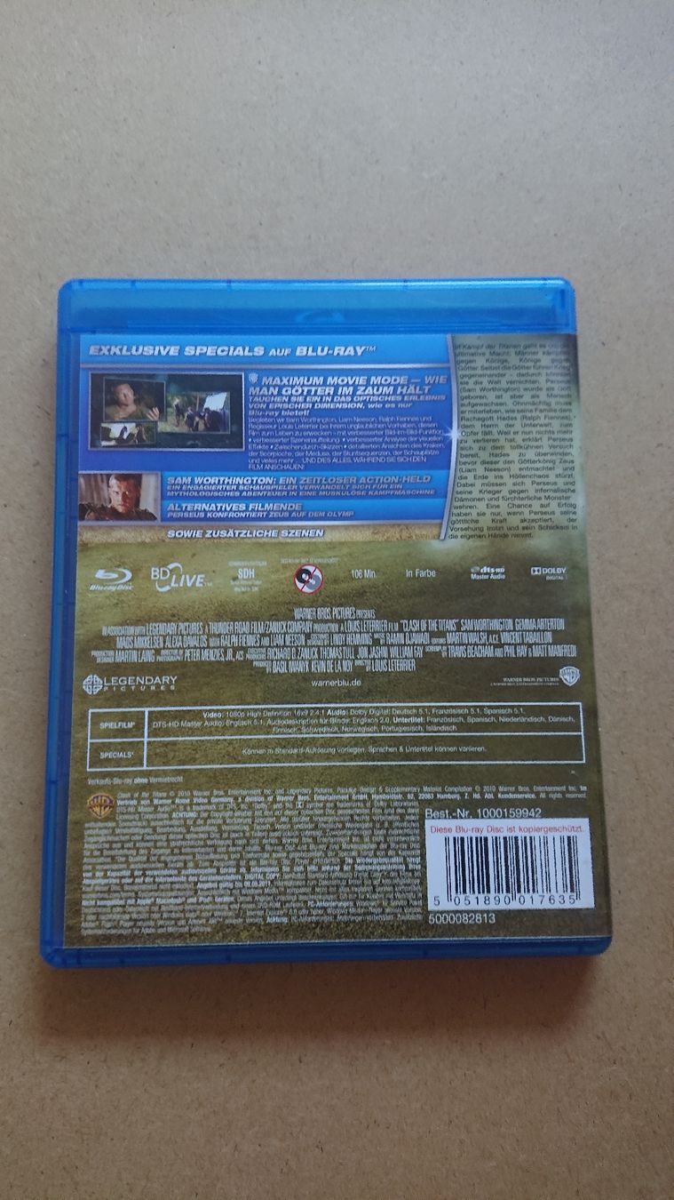 Tutti i DVDs: Kampf der Titanen Blu-ray  – Usato da Chur venduto da FreakofRarity 1