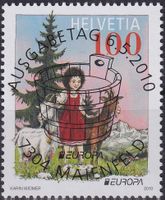 2010, Nr.1351 "Heidi" mit Ersttags-Voll-Stempel.