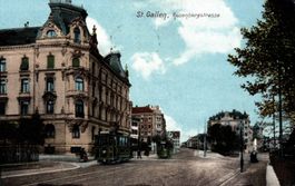 St. Gallen - Rosenbergstrasse. Tram