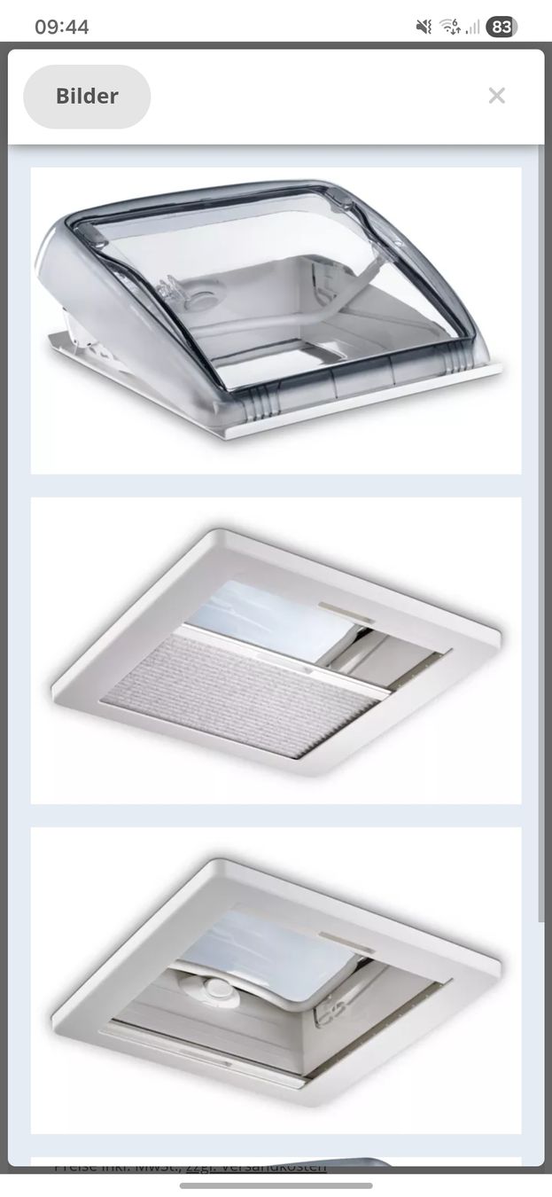 Dometic Finestre: Dometic Mini Heki Dachfenster 40 x 40 cm  – Usato da Winterthur venduto da simonc_95 4