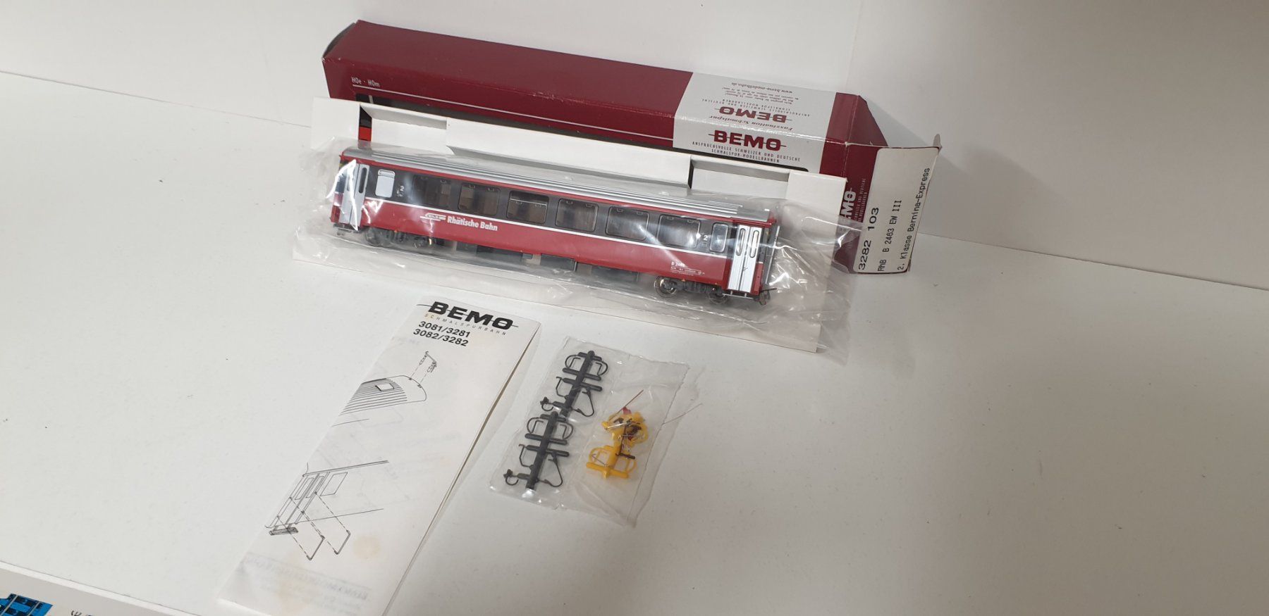 Bemo Modellini di ferrovie: Bemo RhB Bernina Express 3282 103 – Nuovo (secondo la descrizione) da Geroldswil venduto da TopTrain54 2