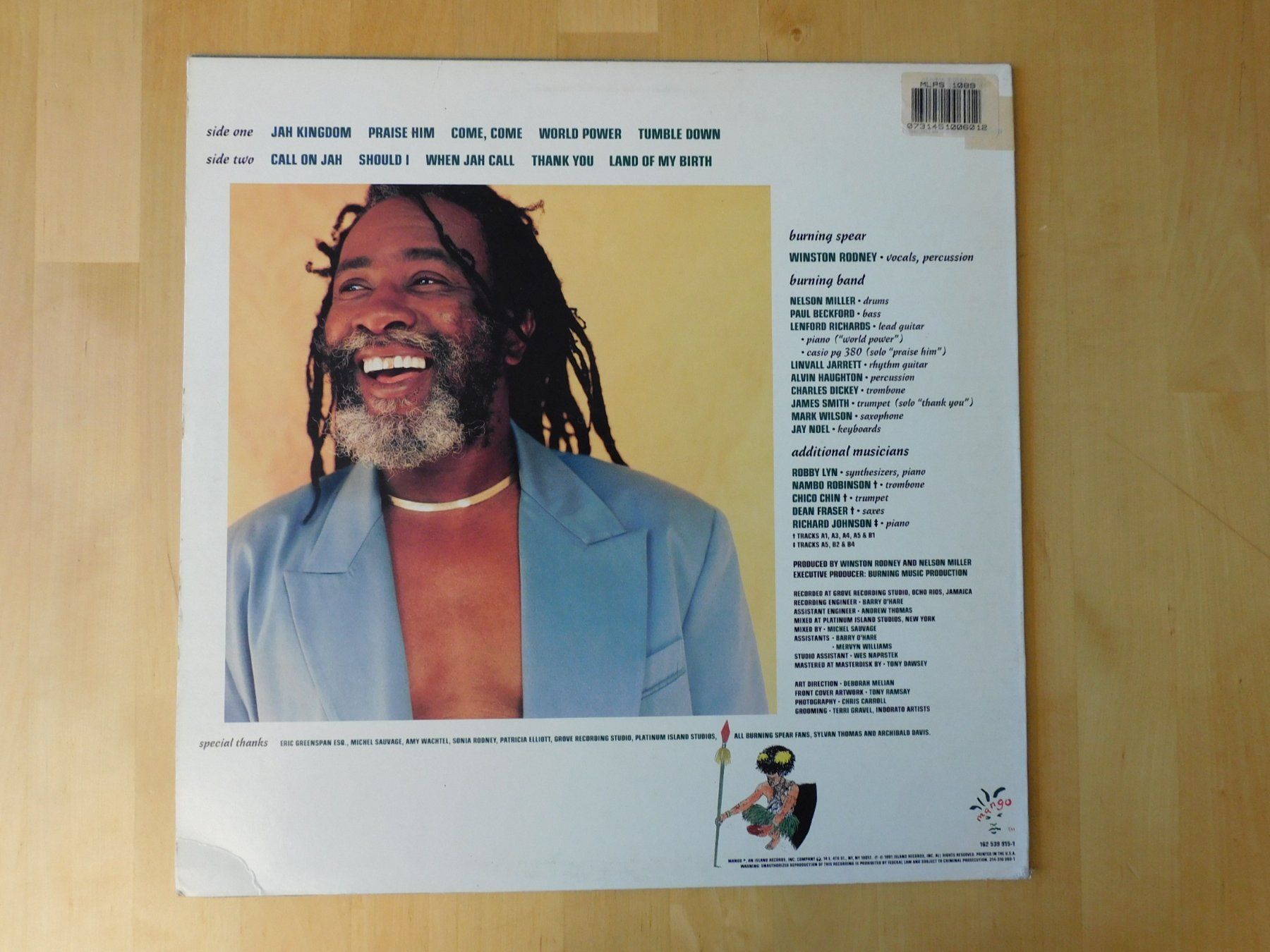 Schallplatten: Burning Spear - Jah Kingdom - 1991 – Gebraucht aus Emmenbrücke von Dickens 1
