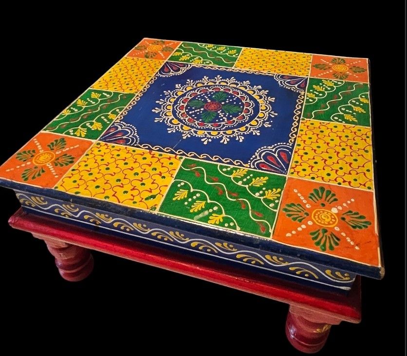 Tavoli: Table basse Indienne en bois – Nuovo e nell'imballaggio originale da Vernier venduto da 19pigments 1