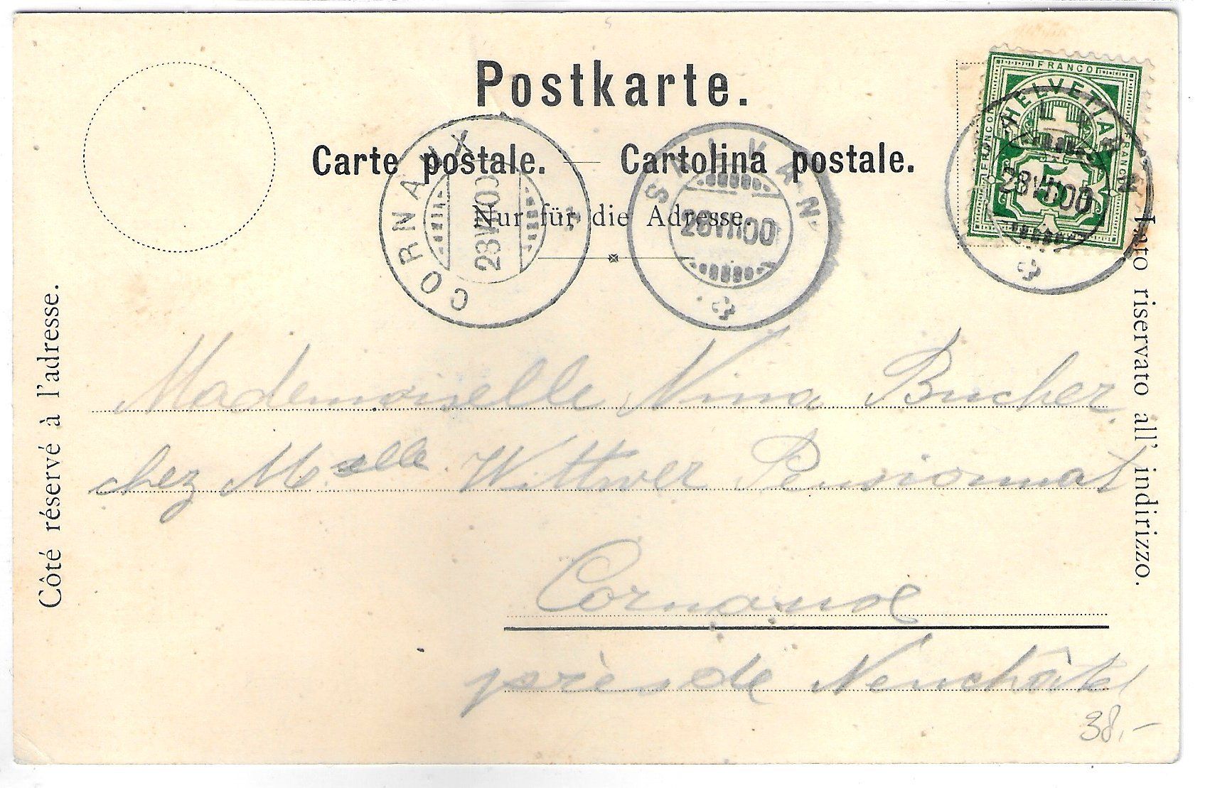 Cartoline postali: Souvenir de Salvan - Litho – Usato da Ettingen venduto da Kartenplanet 1