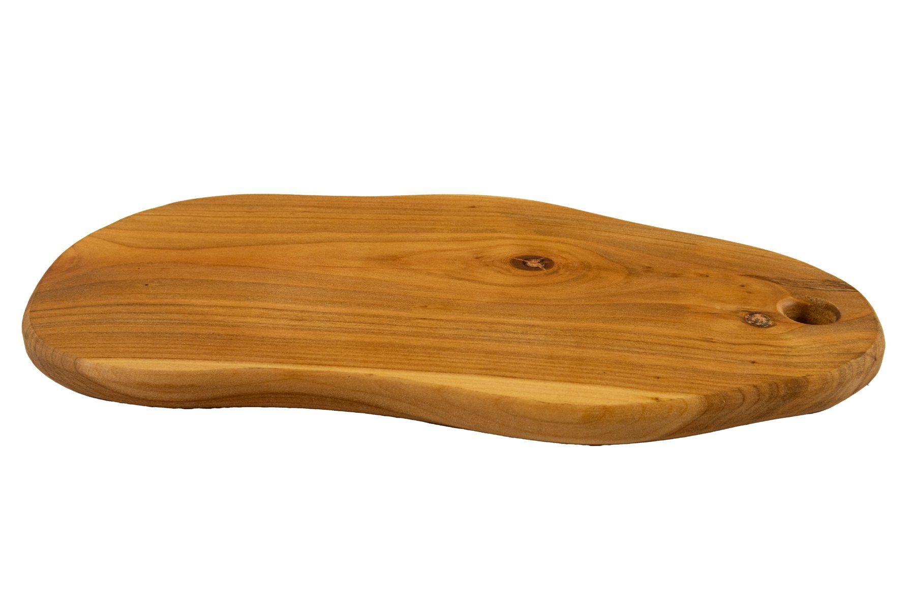 Servierplatten: Edelkirschholz Naturform Servier - Schneidebrett – Neu und originalverpackt aus Pfäffikon ZH von justnatur 3