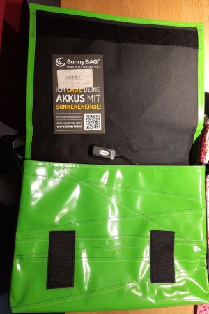 Sunny Bag Tasche Solar Strom Sonne USB