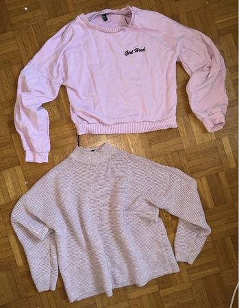 Pullover Set rosa